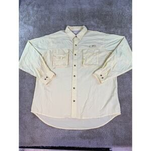 World Wide Sportsman Men’s XL Lightweight Yellow Fishing Shirt D470